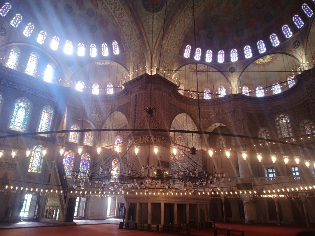 Intérieur Mosquée Bleue